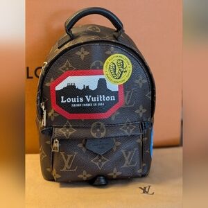 LOUIS VUITTON 2016 Monogram palm Spring Mini‎ "World Tour"